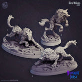 Midnight Wolves 3D-printed model